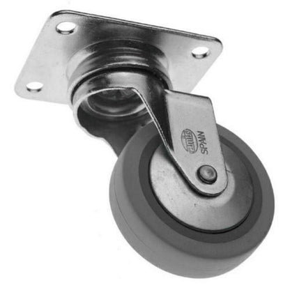 Rubber castor wheel Ø60mm Furniture wheels AMIG 