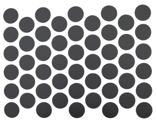 Screw cover caps Self-Adhesive - Anthracite 14mm Furnica 