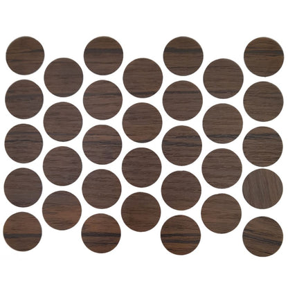 Screw cover caps Self-Adhesive - Antique Coffee 18mm Furnica 