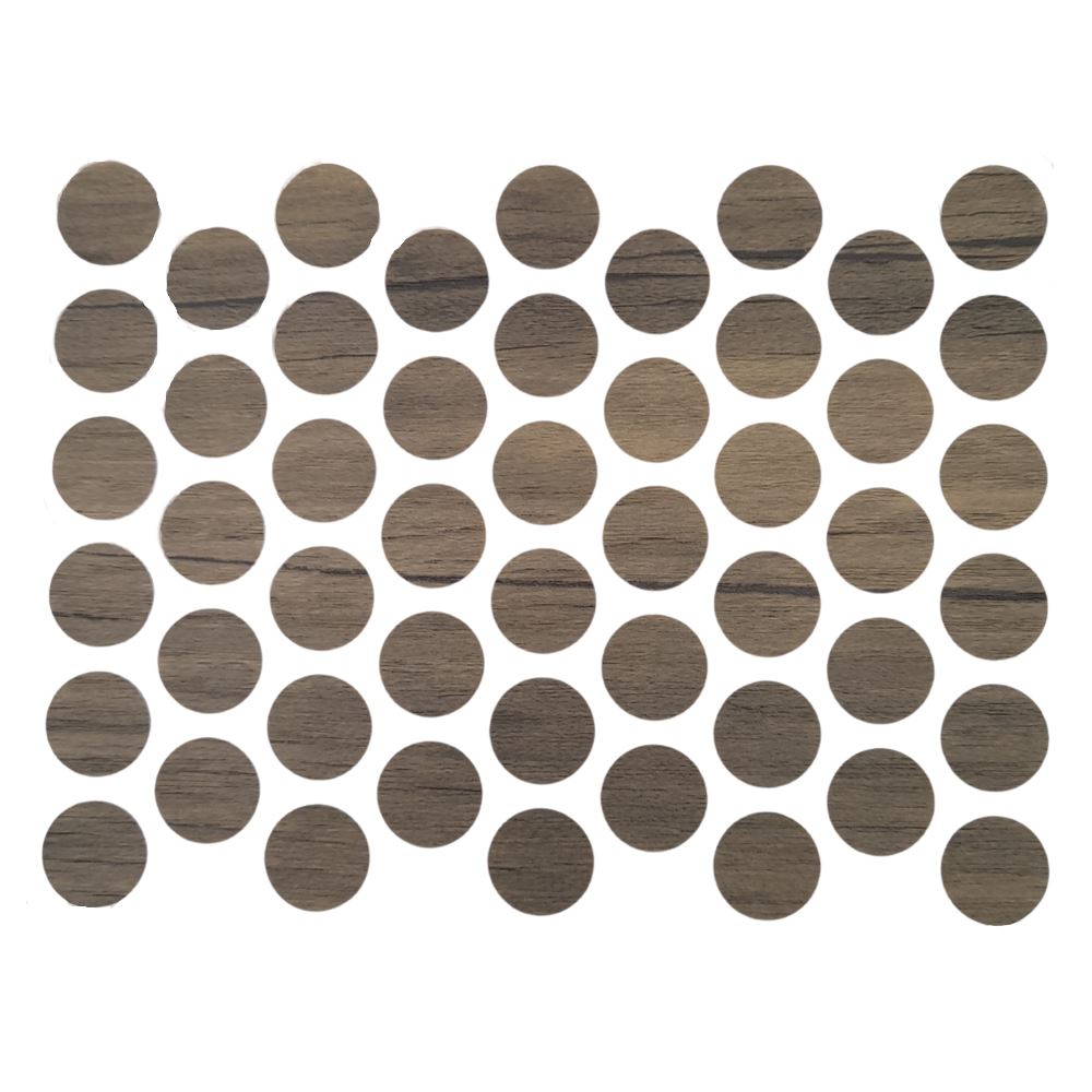 Screw cover caps Self-Adhesive - Antique Green 14mm Furnica 