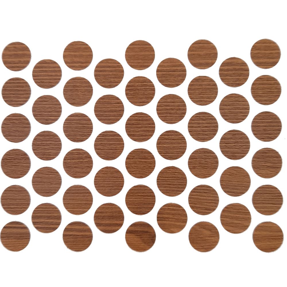 Screw cover caps Self-Adhesive - Antique Pine 14mm Furnica 
