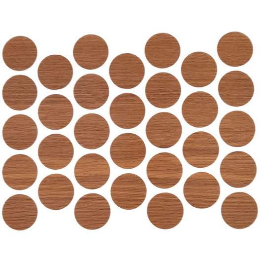 Screw cover caps Self-Adhesive - Antique Pine 18mm Furnica 