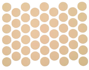 Screw Cover Caps Self-Adhesive - Beige 14mm