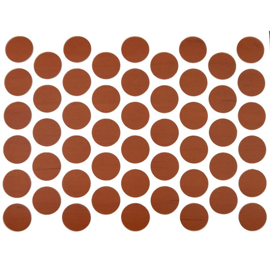 Screw cover caps Self-Adhesive - Birch 14mm Furnica 