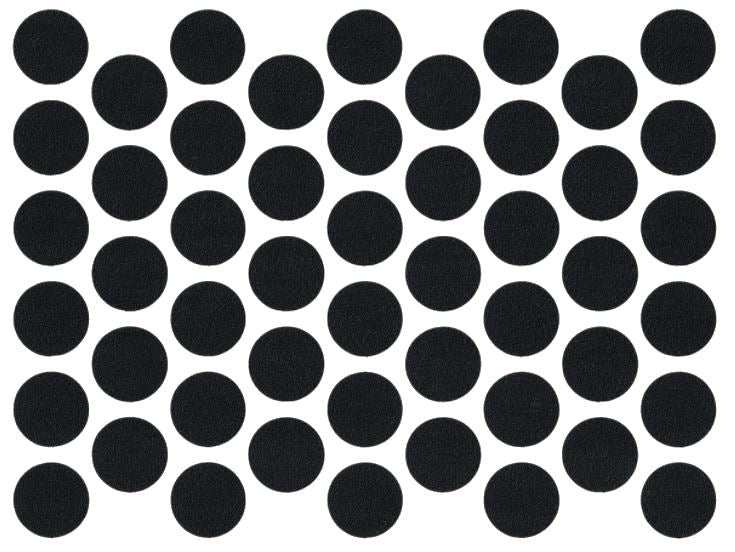 Screw cover caps Self-Adhesive - Black 14mm Caps NTP 