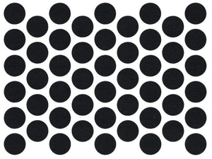 Screw Cover Caps Self-Adhesive - Black 14mm