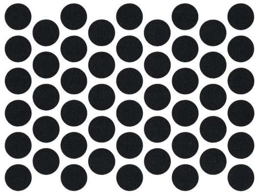 Screw cover caps Self-Adhesive - Black 14mm Caps NTP 