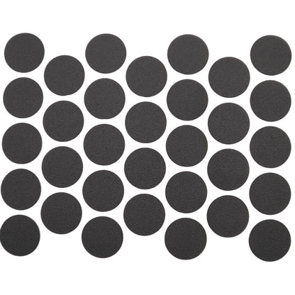 Screw cover caps Self-Adhesive - Black 18mm Furnica 