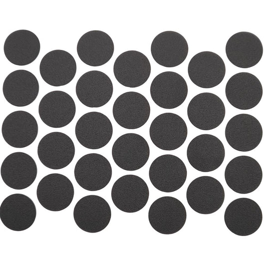 Screw cover caps Self-Adhesive - Black 18mm Furnica 