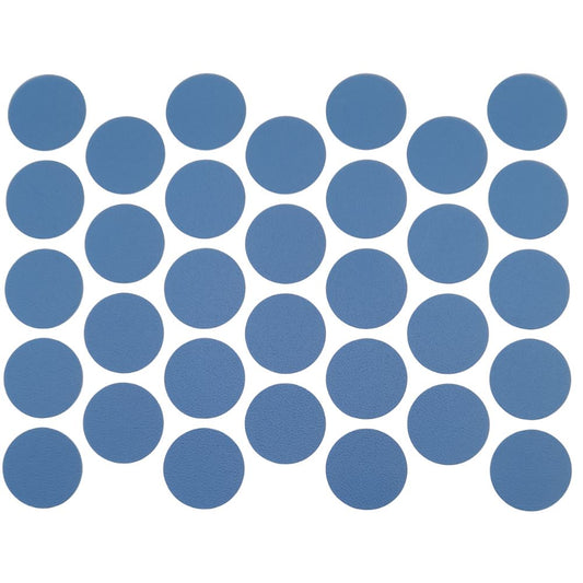 Screw cover caps Self-Adhesive - Blue 18mm Furnica 