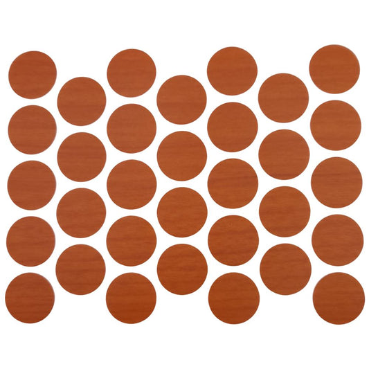 Screw cover caps Self-Adhesive - Cherry 18mm Furnica 