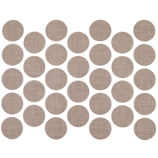 Screw cover caps Self-Adhesive - Cotton Latte 18mm Furnica 