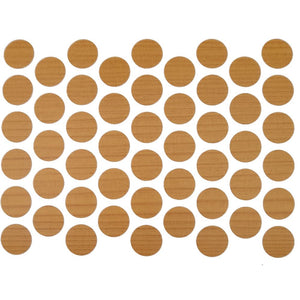Screw Cover Caps Self-Adhesive - Dark Pine 14mm