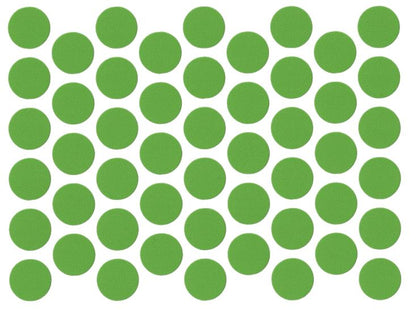 Screw cover caps Self-Adhesive - Green 14mm NTP 