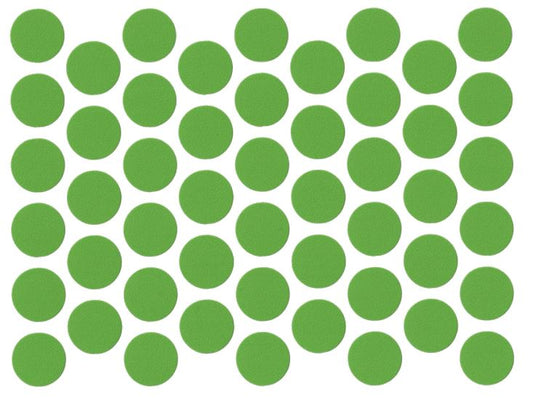 Screw cover caps Self-Adhesive - Green 14mm NTP 