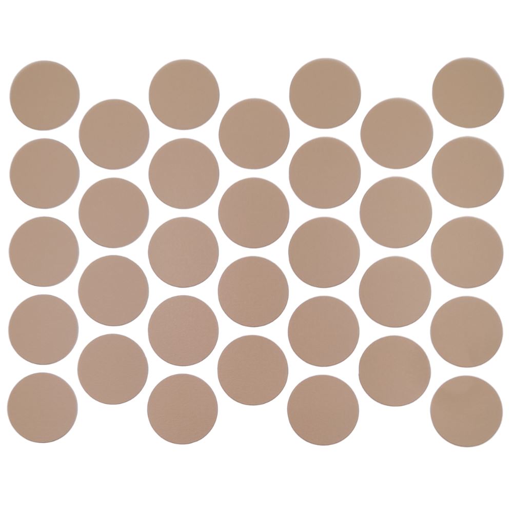 Screw cover caps Self-Adhesive - Latte 18mm Furnica 