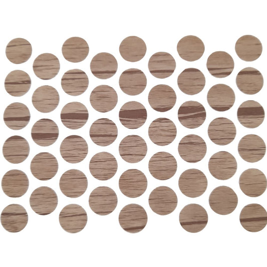 Screw cover caps Self-Adhesive - Light Antique 14mm Furnica 