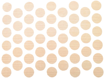 Screw cover caps Self-Adhesive - Light Maple 14mm Furnica 