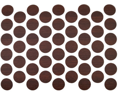 Screw cover caps Self-Adhesive - Mahogany 14mm Furnica 