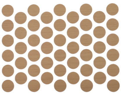 Screw cover caps Self-Adhesive - Maple 14mm Furnica 
