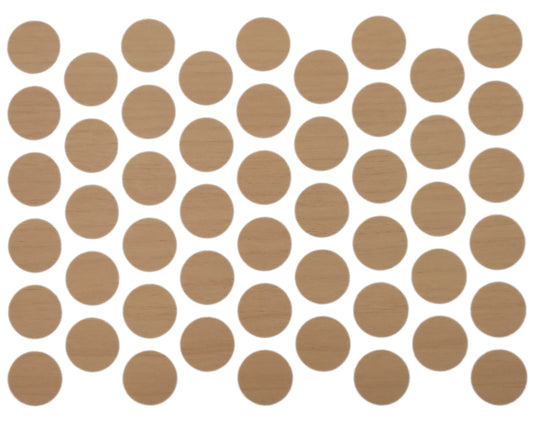Screw cover caps Self-Adhesive - Maple 14mm Furnica 