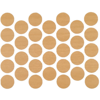 Screw cover caps Self-Adhesive - Maple 18mm Furnica 