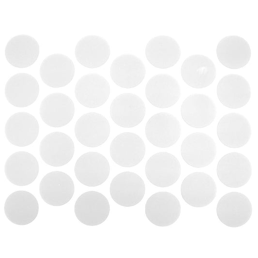 Screw cover caps Self-Adhesive - Matt White 18mm Furnica 
