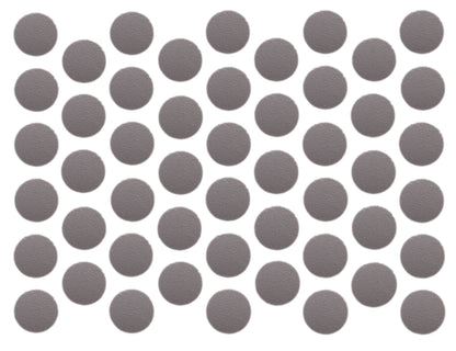 Screw cover caps Self-Adhesive - Metallic Grey 14mm Furnica 