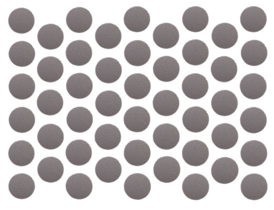 Screw cover caps Self-Adhesive - Metallic Grey 14mm Furnica 
