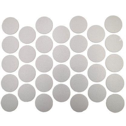 Screw cover caps Self-Adhesive - Metallic Grey 18mm Furnica 