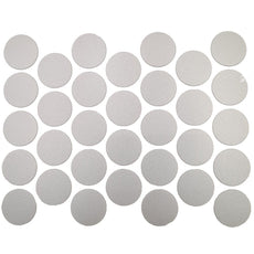Screw cover caps Self-Adhesive - Metallic Grey 18mm