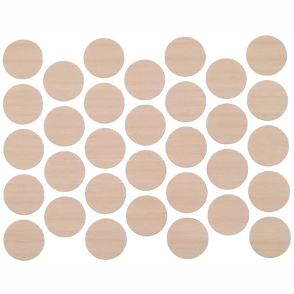 Screw cover caps Self-Adhesive - Natural Birch 18mm Furnica 