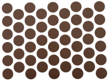 Screw cover caps Self-Adhesive - New Walnut 14mm Furnica 