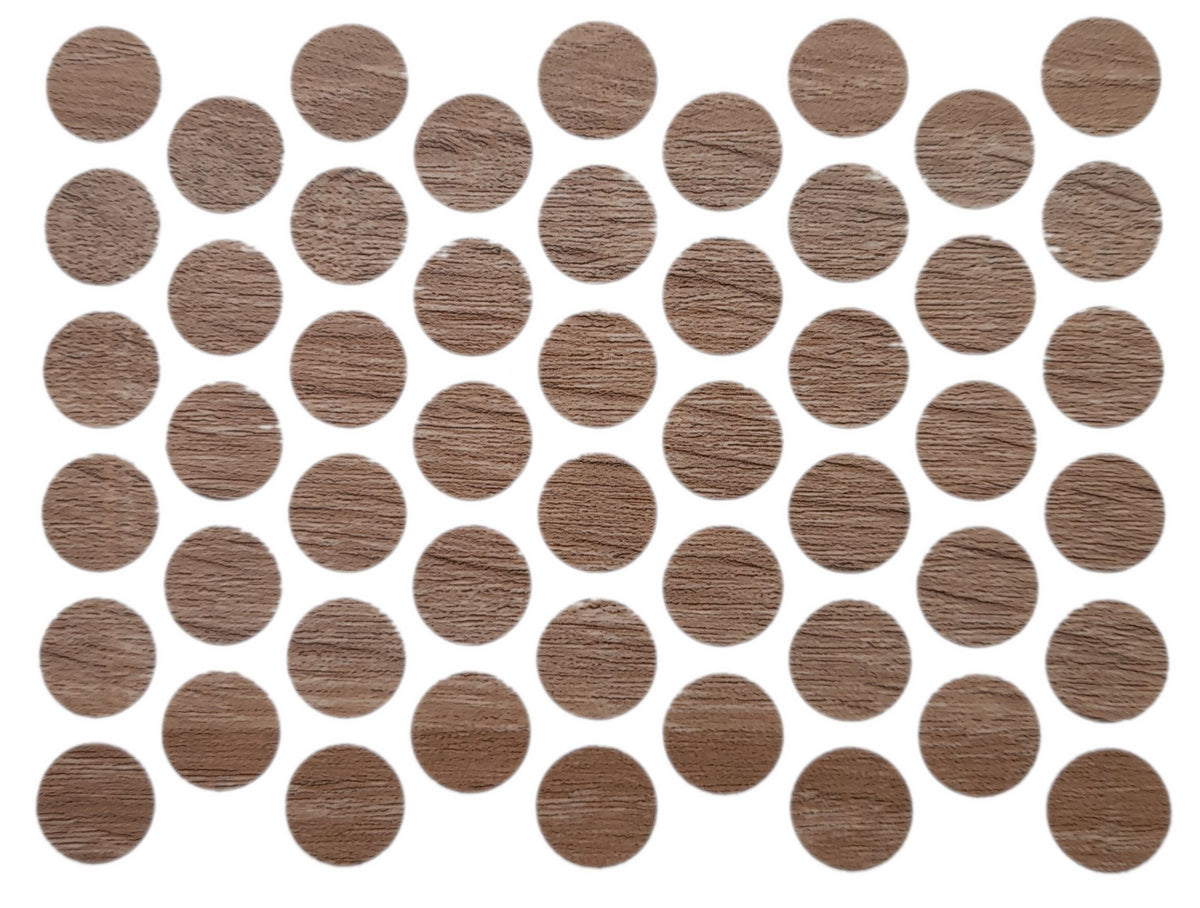 Screw cover caps Self-Adhesive - Oak Sonoma 14mm Furnica 