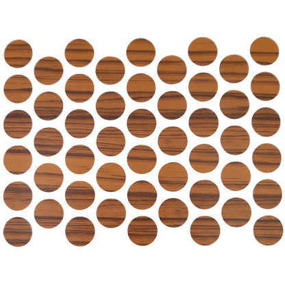 Screw cover caps Self-Adhesive - Olive 14mm Furnica 