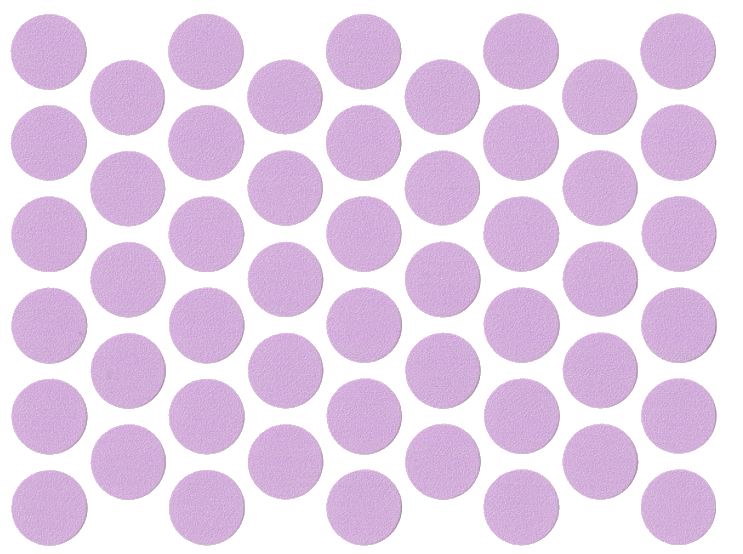 Screw cover caps Self-Adhesive - Violet 14mm NTP 