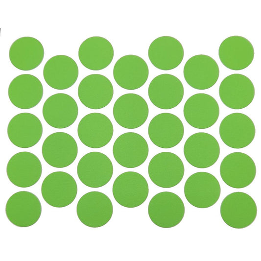 Screw cover caps Self-Adhesive - Water Green 18mm Furnica 