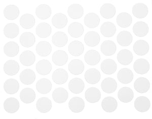 Screw cover caps Self-Adhesive - White 14mm