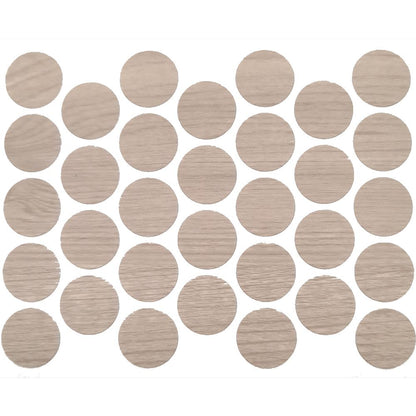 Screw cover caps Self-Adhesive - White Pine 18mm Furnica 