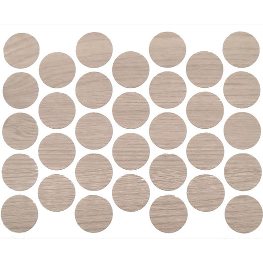 Screw cover caps Self-Adhesive - White Pine 18mm Furnica 