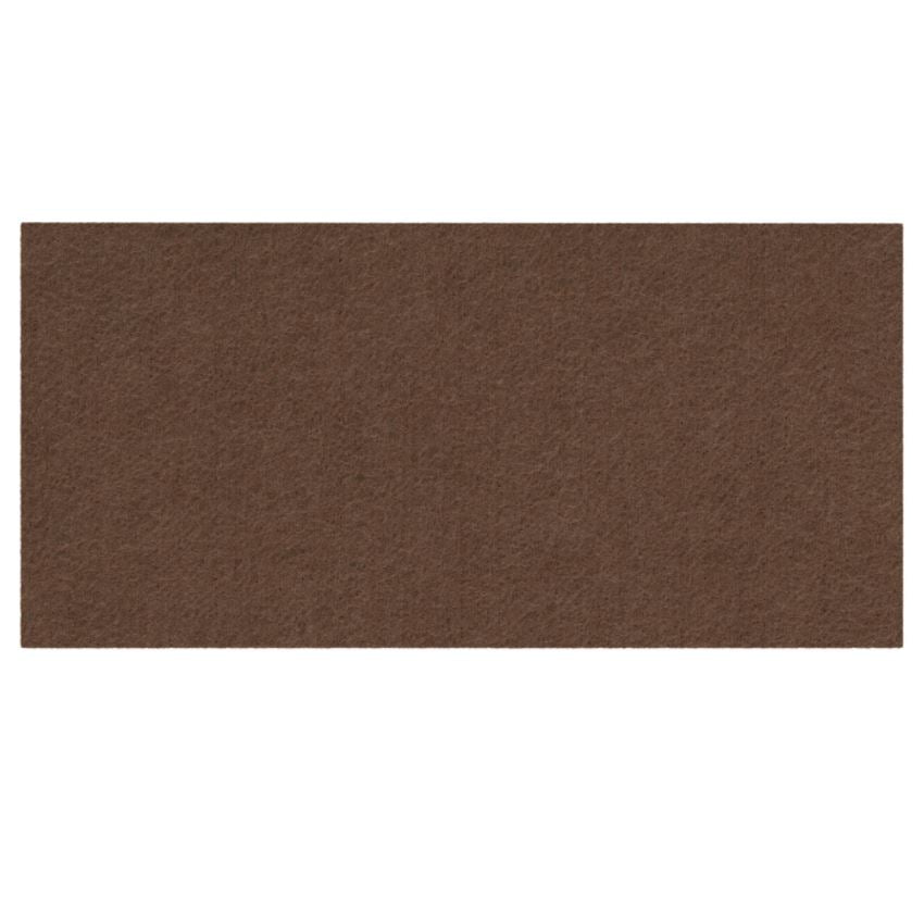 Self-Adhesive Felt Pad 120x240mm - Brown NTP 