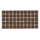 Self-Adhesive Felt Pad 20x20mm Brown NTP 