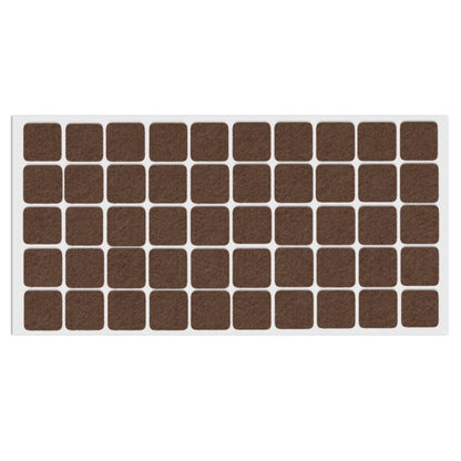 Self-Adhesive Felt Pad 20x20mm NTP Brown 