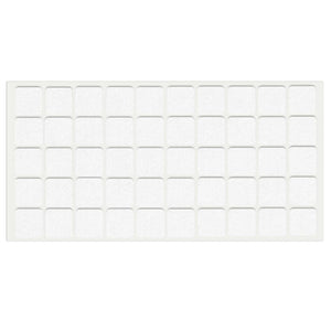 Self-Adhesive Felt Pad 20x20mm White