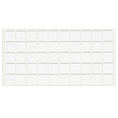 Self-Adhesive Felt Pad 20x20mm White NTP 