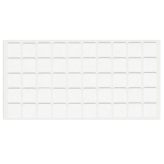 Self-Adhesive Felt Pad 20x20mm White NTP 