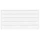 Self-Adhesive Felt Pad 20x20mm White NTP 