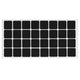 Self-Adhesive Felt Pad 25x25mm - Black NTP 