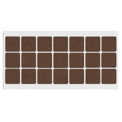 Self-Adhesive Felt Pad 30x30mm NTP Brown 