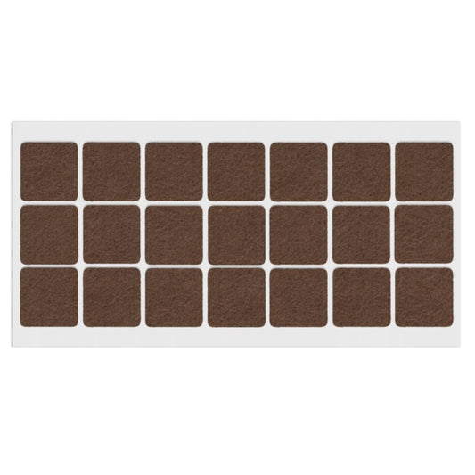 Self-Adhesive Felt Pad 30x30mm NTP Brown 